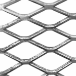 Expanded Metal Facade Pattern