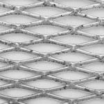 Expanded Metal Facade Pattern