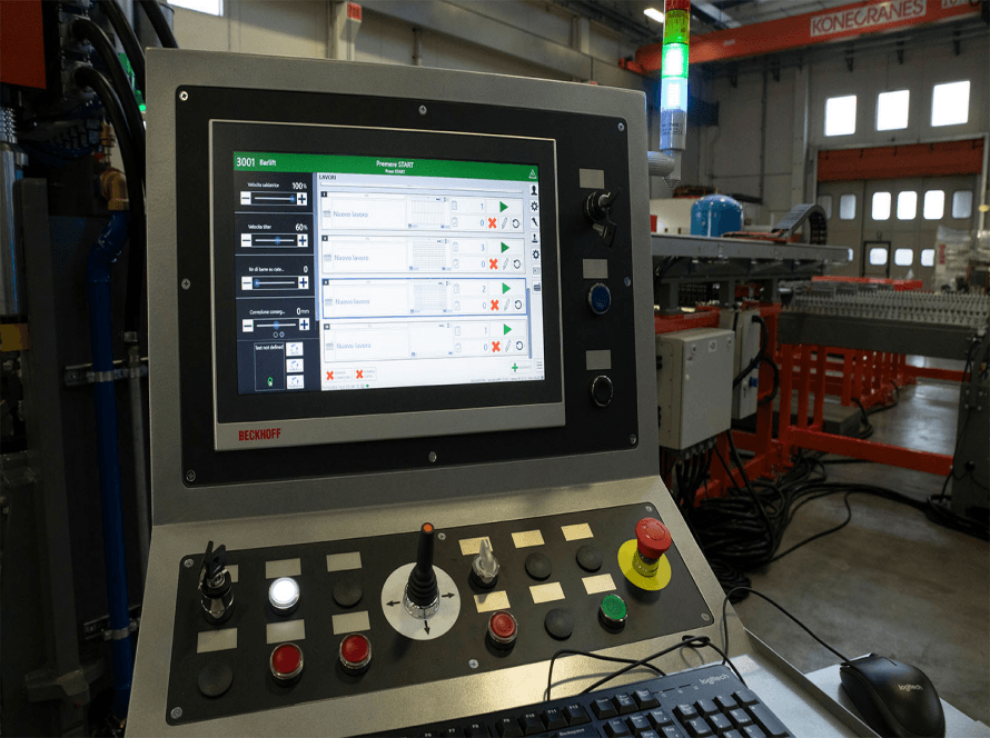 Laser Cutting Machine consolle