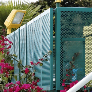 Perforated Metal Privacy Fence