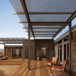 Perforated Metal Pergola