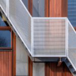 Perforated Metal Stair Railing