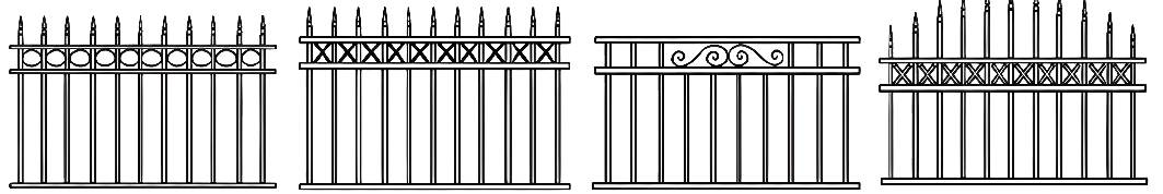 Tubular Fence palisade