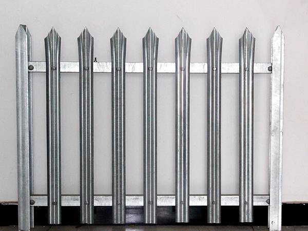 galvanized palisade Fence