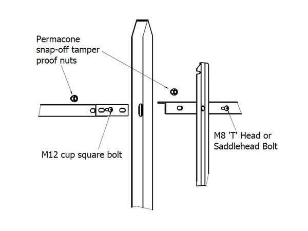palisade-fencing-i-post-connection-drawing