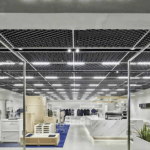 Aluminum Expanded Metal Mesh Ceiling Custom Fbrication