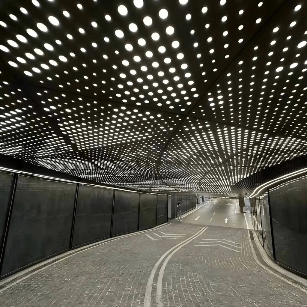 Aluminum Perforated Metal Ceiling Custom Fabrication