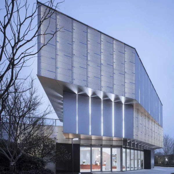Aluminum Perforated Metal Curtain Wall