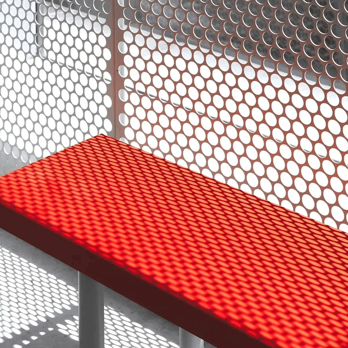 Aluminum Perforated Screen Partition Wall Custom Fabrication Factory