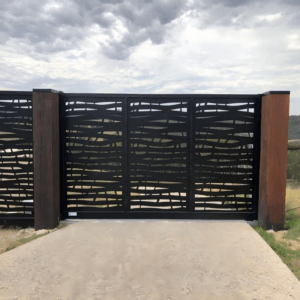 Laser Cutting Decorative Fence Custom Fabrication