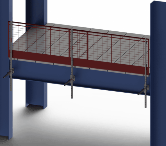 PRE-INSTALLATION ON STEEL BEAMS