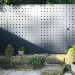 Perforated Metal Privacy Fence