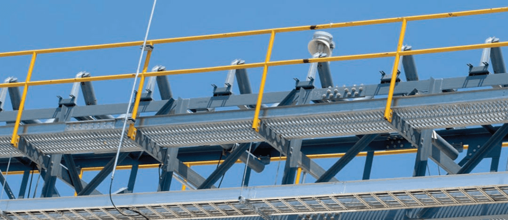 Heavy duty grip strut safety grating walkway