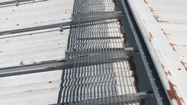 Solar Roof Steel Grating Walkway