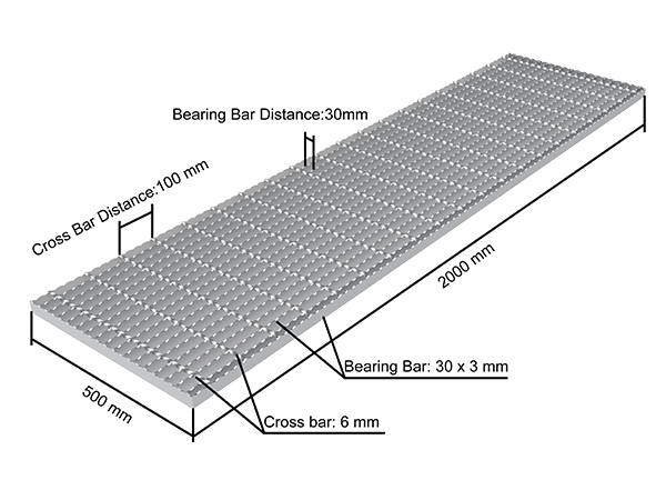 hdg grating walkway drawing