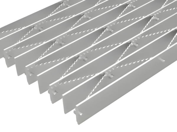 Serrated Riveted Grating