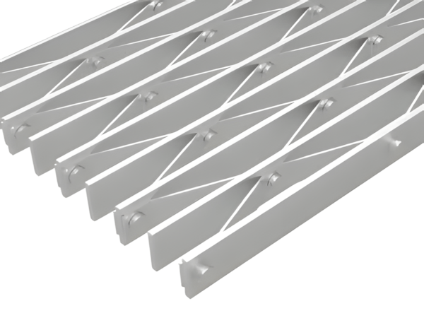 Smooth Riveted Grating