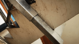 stair-edge-protection barrier-post