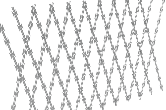 High Security Welded Razor Wire Mesh Fencing