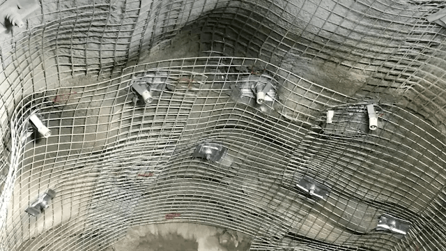 Mine Tunnel Support Welded Wire Mesh