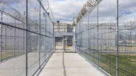 Prison Fence Chain Link Fence With Concertina Razor Barbed Wire