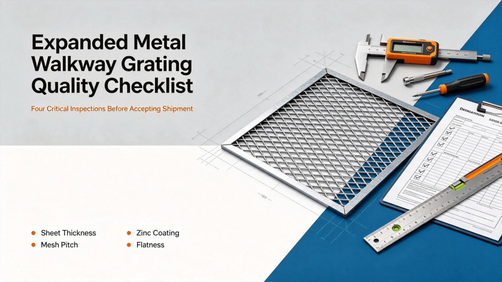 Expanded Metal Walkway Grating Quality Checklist